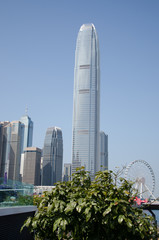 Naklejka premium China. Hong Kong. Beautiful city. 