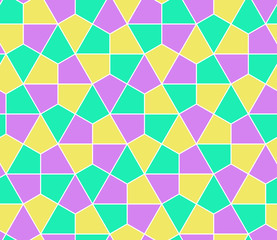 Seamless geometric pattern simple flat vector illustration. Lined geometric color seamless pattern