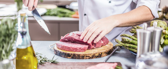 Koch Fleisch Steak
