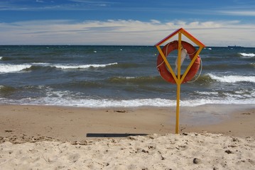 Beztroski wypoczynek na plaży