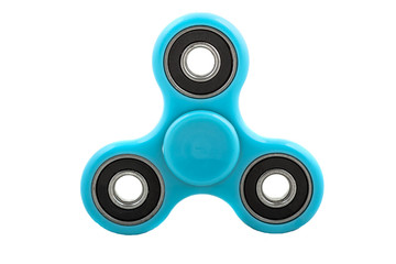 Isolated blue spinner
