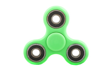 Isolated green spinner