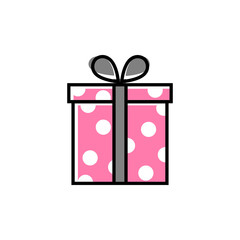 Gift box vector illustration
