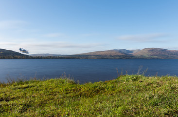 Fototapeta premium Loch Lomond sunset exposure stack