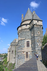 Fototapeta na wymiar Vitre Castle, France