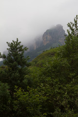 Obraz na płótnie Canvas Mist in the Drakensberg