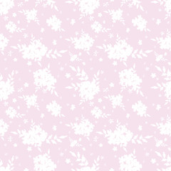 Fashionable pattern in small flowers. Floral seamless background for textiles, fabrics, covers, wallpapers, print, gift wrapping and scrapbooking. Raster copy.