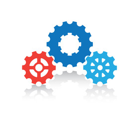 vector of gears cog wheel illustration 