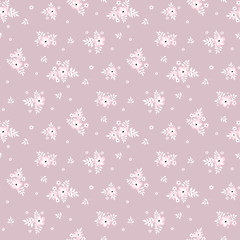 Fashionable pattern in small flowers. Floral seamless background for textiles, fabrics, covers, wallpapers, print, gift wrapping and scrapbooking. Raster copy. - 188196223