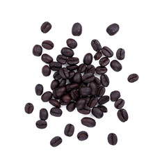 Coffee beans Isolated on white background