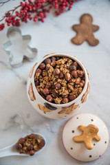 Selbstgemachte Müsli Mischung 