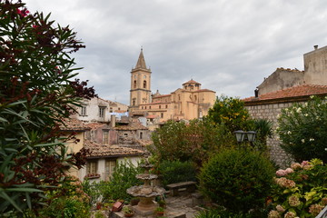 Fototapeta na wymiar Panorama di Novara di Sicilia (Sicilia, Trinacria)