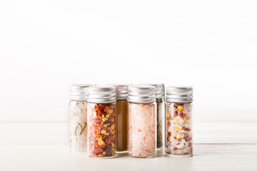 Spices Set in Mini Bottles