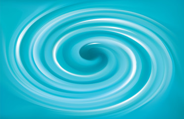 Vector blue swirling backdrop