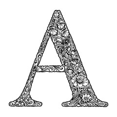 capital letter  A - 188207815