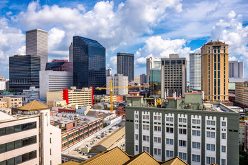 New Orleans, Louisiana, USA downtown skyline.