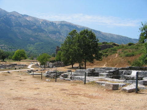 The oracle shrine at Dodona Epirus region Greece