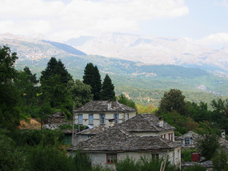 Fototapeta premium Zagori villages in the Epirus region Greece