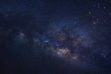Foto op Aluminium Sterrennachthemel en melkwegstelsel met sterren en ruimtestof in het universum © sripfoto