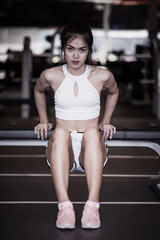 Fototapeta premium sport girl