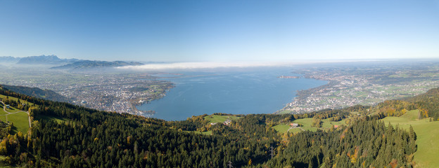 Blick vom Pfänder auf den Bodensee