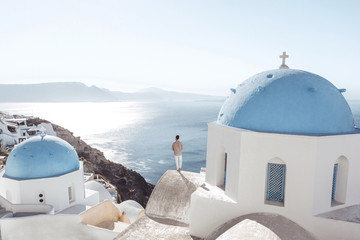 paisaje santorini