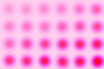 Pink abstract background, circles, gradient seamless