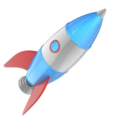 Cartoon rocket