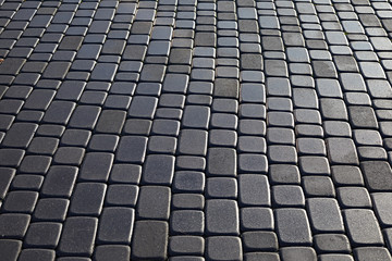 Cobblestone path, graphite paving stone texture, pavement