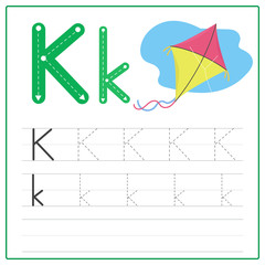 AlphabetWriting-Kk