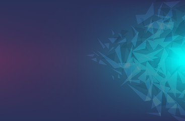 Technology Abstract geometric background