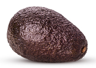 Brown mature avocado