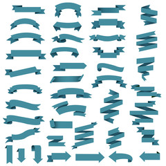 Blue Web Ribbon Set