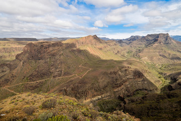 Mirador Degollada de Las Yeguas. Gran Canaria. Spain.
