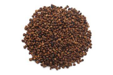 Top view of cardamom seeds