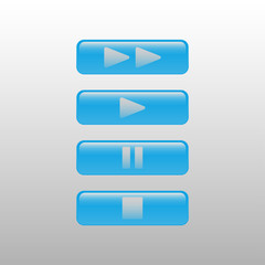 Button to fast forward, play, pause, stop