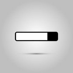 Loading - Vector icon with shadow on gradient background