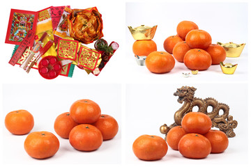 A series of preparation for god of  fortune worship.