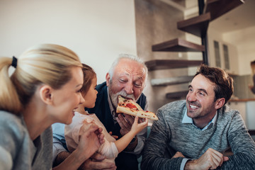 Grandpa , take a bite