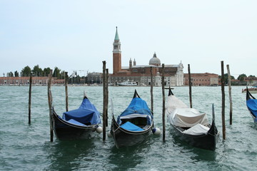Obraz na płótnie Canvas Venetian gondolas