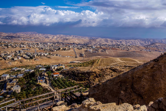 Herodium Archaeological site Herodes palace in the Judean desert