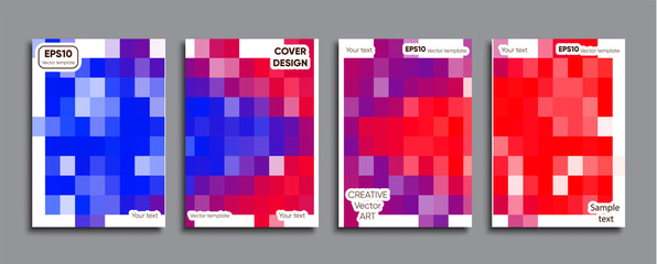 Creative colored cover. Cover design.