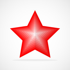 Star icon. Vector illustration.