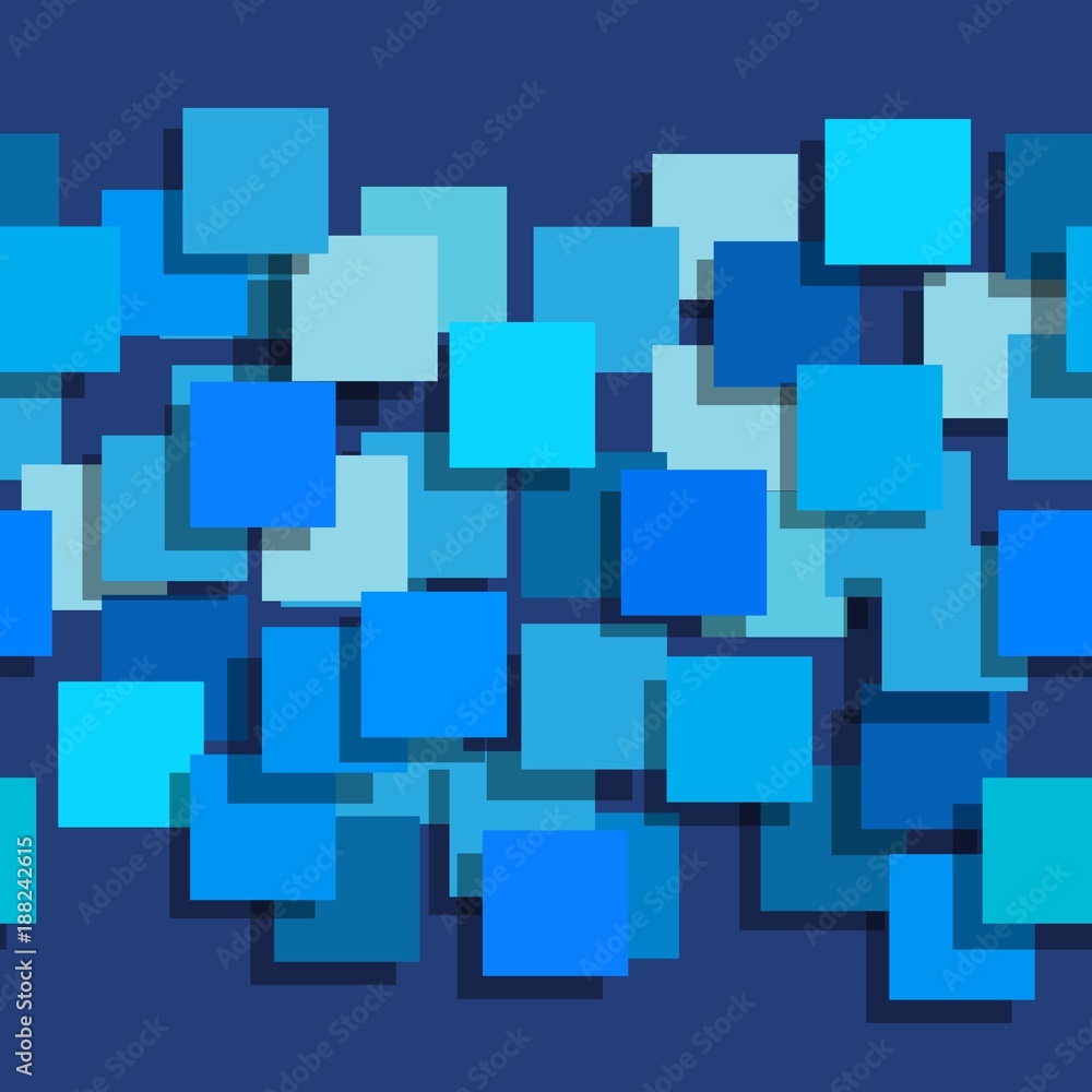 Poster seamless background made up of squares. the planes are painted monophatically. with different intens