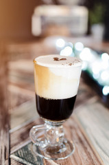 frappe coffee in the coffee shop