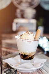frappe coffee in the coffee shop