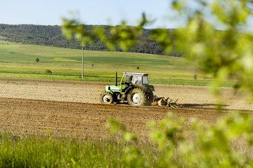 Fototapeta premium tractor