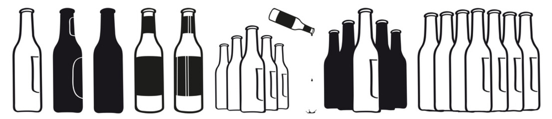 Flasche | Flaschen Set #Vektor