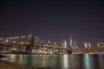 Fototapeta na wymiar New York City Skyline from Brooklyn