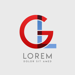 GL logo letters with 